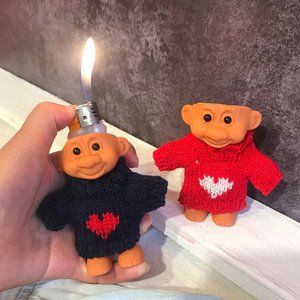3/$30 Troll Doll Novelty Lighter Case Gag Gift